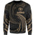 Hawaii Polynesian Sweater - Gold Tribal Wave Unisex Gold - Polynesian Pride