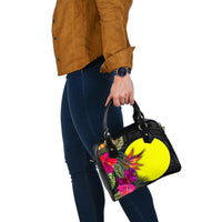 Palau Shoulder Handbag - Polynesian Hibiscus Pattern - Polynesian Pride