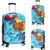 Papua New Guinea Custom Personalised Luggage Covers - Tropical Style Black - Polynesian Pride