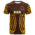 Custom Cook Islands Kukis T Shirt Tribal Pattern LT12 Unisex Brown - Polynesian Pride