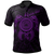 American Samoa Polynesian Custom Polo Shirt Vintage Polynesian Turtle (Purple) Unisex Purple - Polynesian Pride