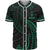 Guam Polynesian Baseball Shirt - Green Tribal Wave Unisex Green - Polynesian Pride