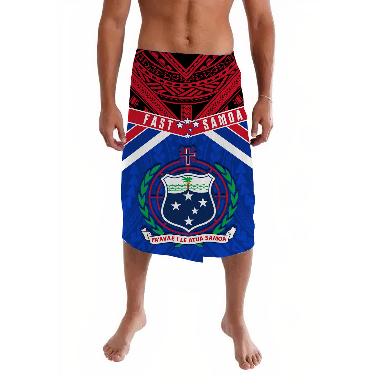 F.A.S.T Samoa Lavalava Forever LT13 Red - Polynesian Pride