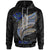 Polynesian Hawaii Hoodie Polynesian Wings Unisex Black - Polynesian Pride