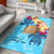 Tokelau Area Rug - Tropical Style Blue - Polynesian Pride