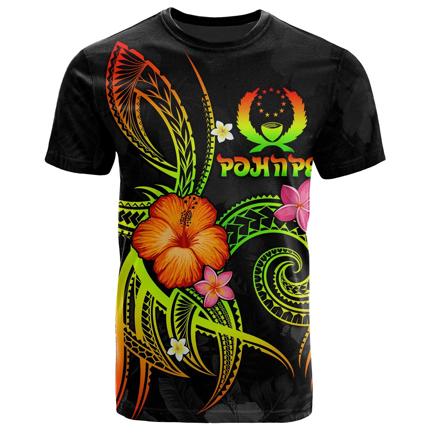 Pohnpei Polynesian T Shirt Legend of Pohnpei (Reggae) Unisex Art - Polynesian Pride