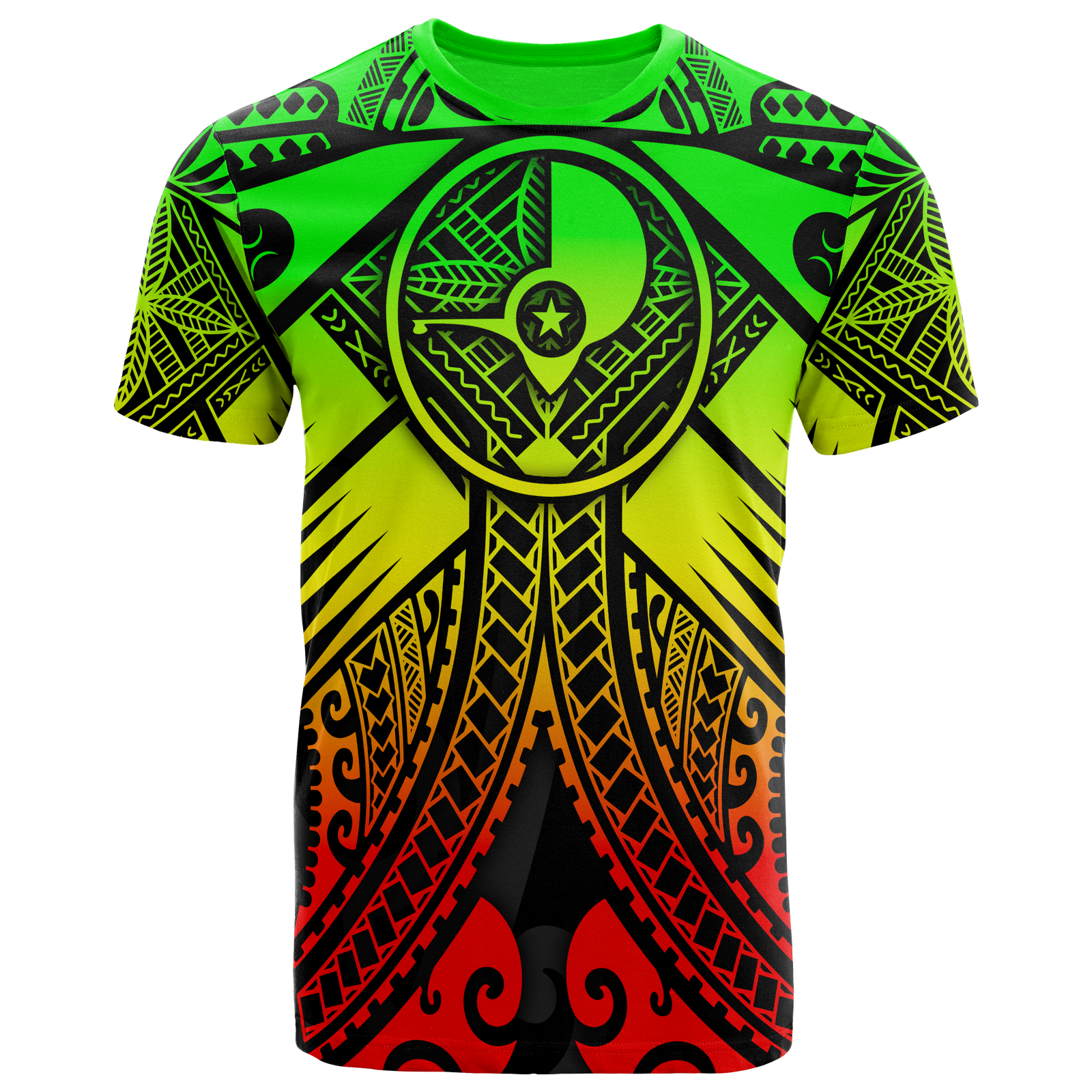 YAP T Shirt Reggage Seal with Polynesian Tattoo Unisex Blue - Polynesian Pride