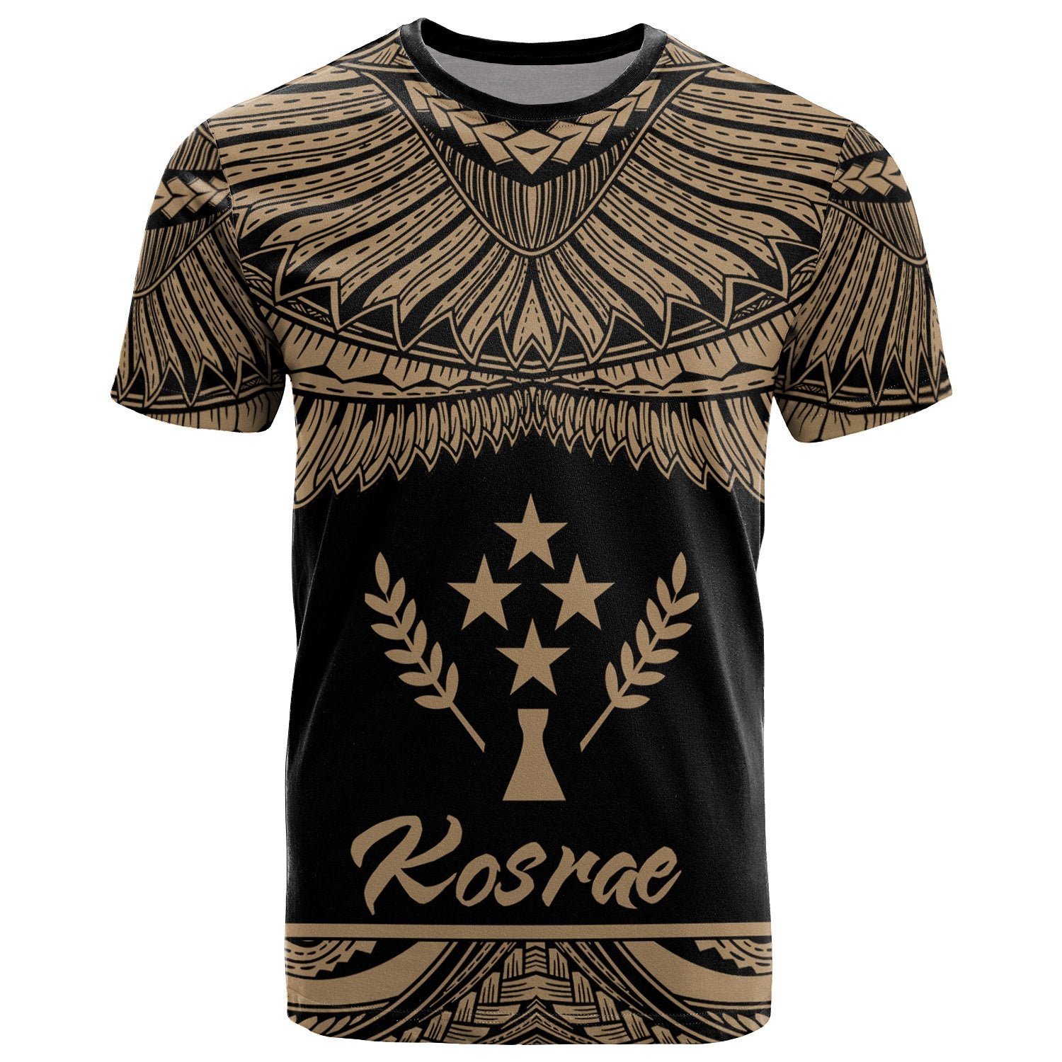 Kosrae Micronesia T Shirt Micronesia Pride Gold Version Unisex Art - Polynesian Pride