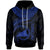 Tokelau Polynesian Hoodie Tokelau Waves (Blue) Unisex Blue - Polynesian Pride