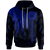 American Samoa Hoodie Polynesian Wings (Blue) Unisex Blue - Polynesian Pride