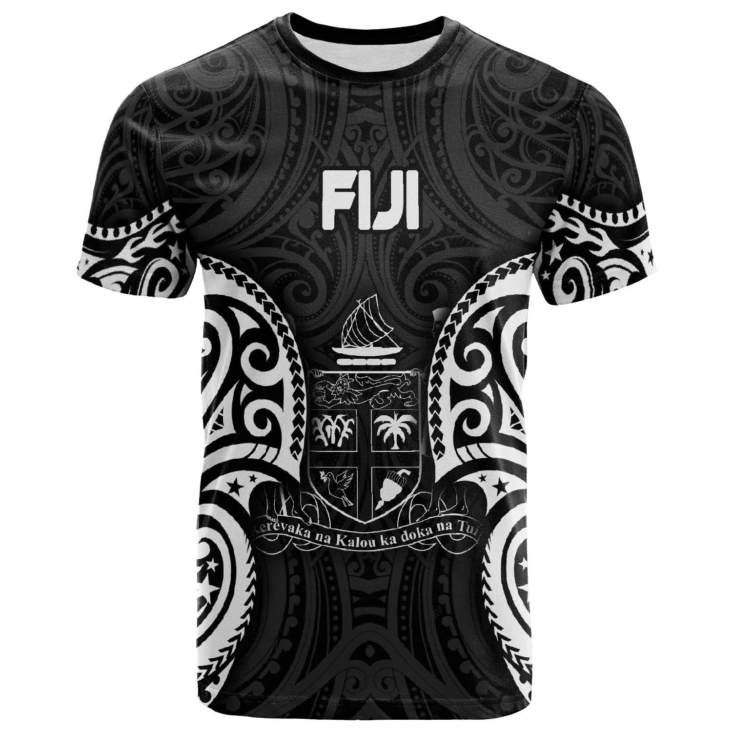 Fiji Polynesian T Shirt Fijian Spirit White Unisex White - Polynesian Pride