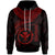 Polynesian Hawaii Kanaka Maoli Hoodie Hawaiian Waves (Red) Unisex Red - Polynesian Pride