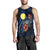 Palau Polynesian Men Tank Top - Blue Turtle Hibiscus - Polynesian Pride