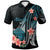 Nauru Polo Shirt Turquoise Polynesian Hibiscus Pattern Style Unisex Turquoise - Polynesian Pride