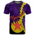 Palau Ngaraard Polynesian T Shirt Tribal Wave Tattoo Unisex Purple - Polynesian Pride