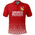 Custom Tonga Vavau Polo Shirt Tongan Pattern LT12 Unisex Red - Polynesian Pride