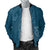 Kiribati Men's Bomber Jacket - Polynesian Style Blue - Polynesian Pride