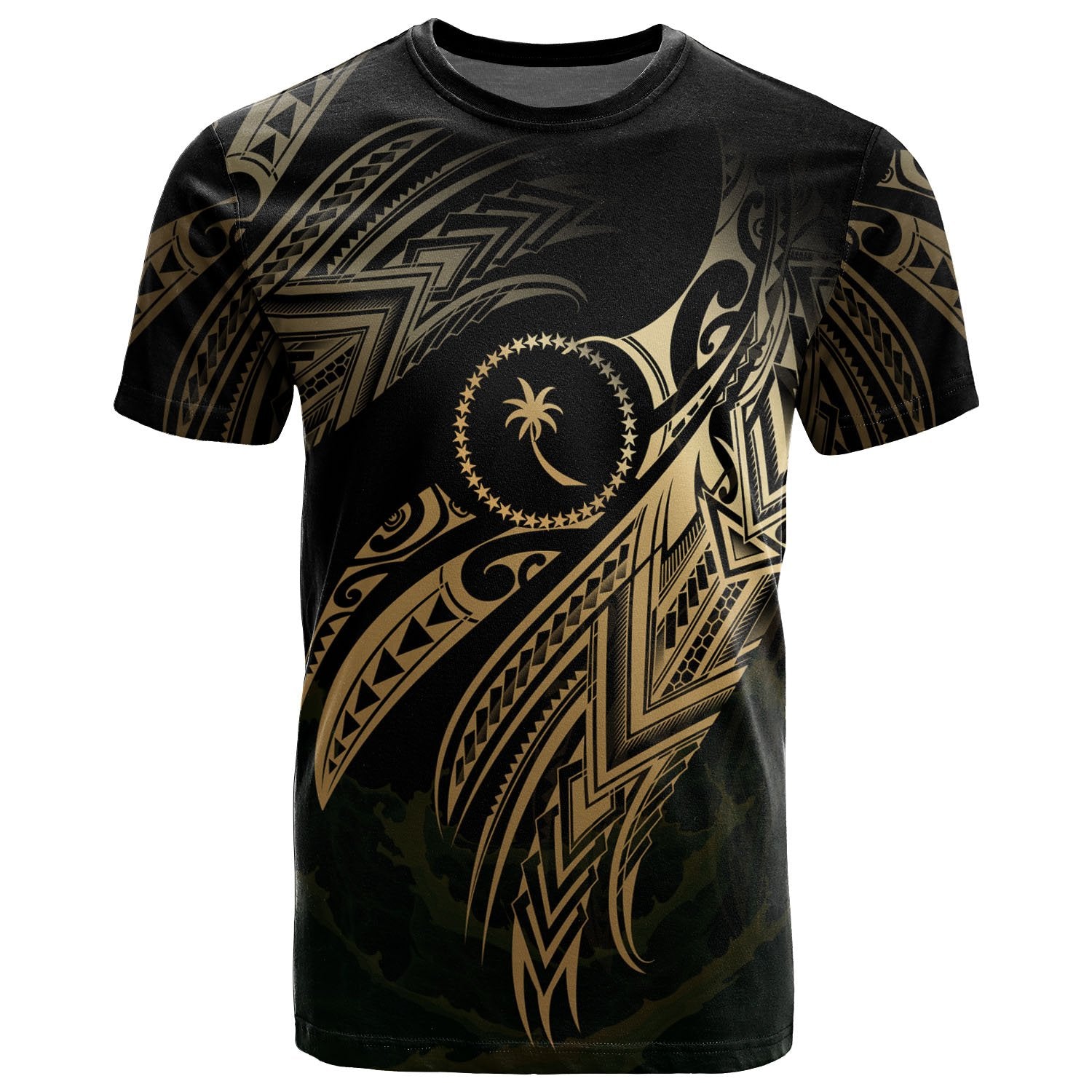 Chuuk Micronesia T Shirt Chuuk Legend Gold Version Unisex Art - Polynesian Pride