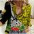 New Caledonia Polynesian Coat Of Arms Mix Tropical Flowers Women Casual Shirt LT14 Female Yellow - Polynesian Pride