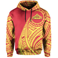 Hawaii Mauna Kea Polynesian Hoodie Tatoo Style - Polynesian Pride
