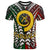 Vanuatu T Shirt Custom Vanuatu Independence Anniversary With Arm Polynesian Patterns T Shirt LT10 Green - Polynesian Pride