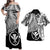 Hawaii Polynesian Matching Dress and Hawaiian Shirt Kanaka and Map Black - Polynesian Pride