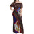 Polynesian Matching Dress and Hawaiian Shirt American Samoa State Flag And Marijuana Leaf - Polynesian Pride