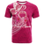 Custom Breast Cancer Pink Ribbon Butterfly Polynesian Pink Version T Shirt LT12 Unisex Pink - Polynesian Pride