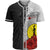 New Caledonia Polynesian Baseball Shirt - Coat Of Arm With Hibiscus White Unisex White - Polynesian Pride