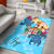 Fiji Area Rug - Tropical Style Blue - Polynesian Pride