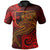 Fiji Polo Shirt Red Shark Polynesian Tattoo Unisex Red - Polynesian Pride