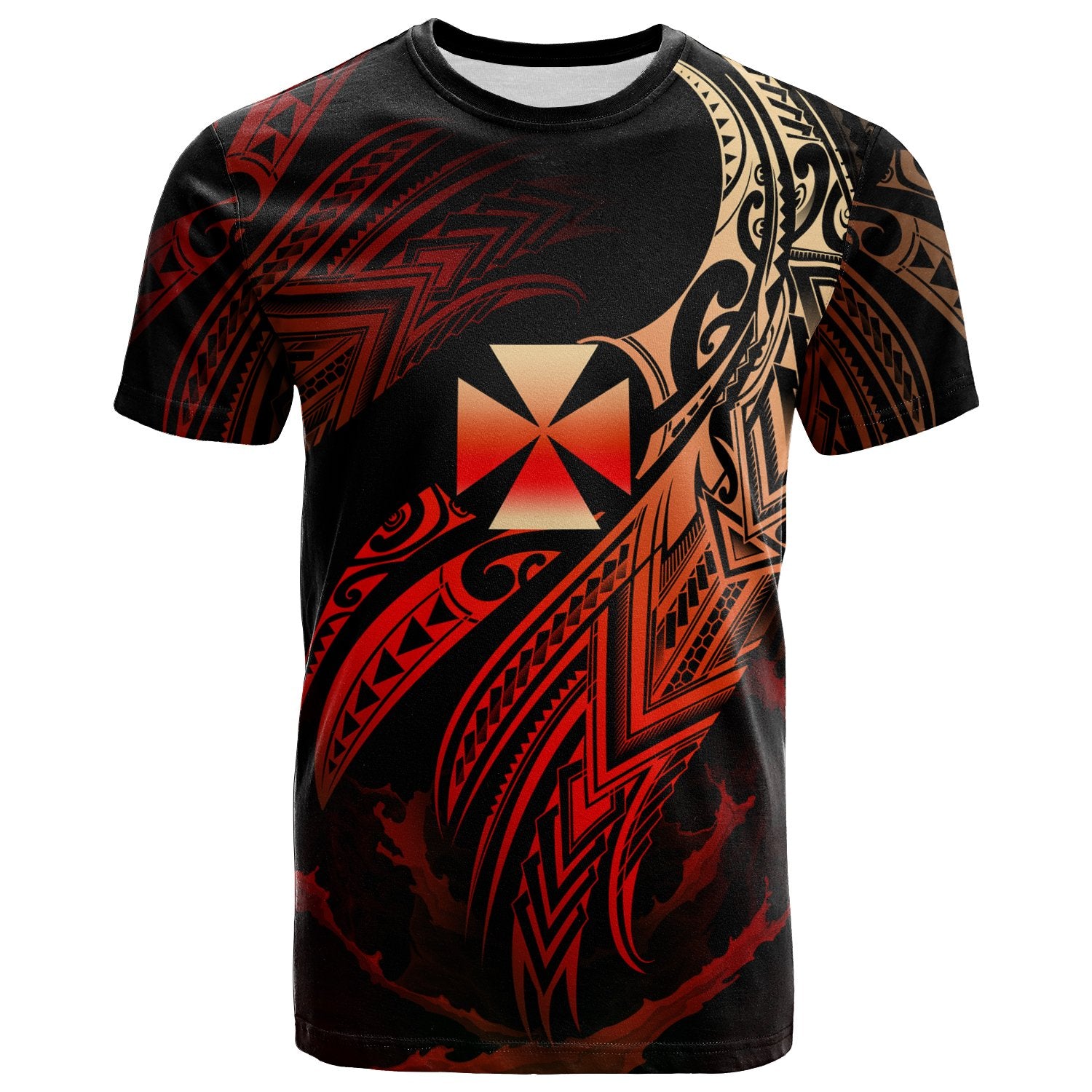 Wallis and Futuna Polynesian T Shirt Wallis and Futuna Legend Red Version Unisex Red - Polynesian Pride