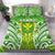 Hawaii Polynesian Bedding Set - Hawaiian Pattern With Seal Green - Polynesian Pride