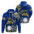 Nauru Independence The Way of Water Hoodie LT2 Zip Hoodie BLUE - Polynesian Pride