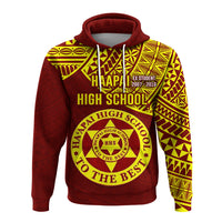 (LINA LIUAKI) Haapai High School Hoodie Ex Student LT4 Unisex Maroon - Polynesian Pride