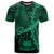 Samoa Polynesian T Shirt Tribal Wave Tattoo Green Unisex Green - Polynesian Pride