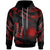 Marshall Islands Hoodie Polynesian Tattoo Red Version Unisex Red - Polynesian Pride