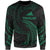 Tokelau Polynesian Sweater - Green Tribal Wave Unisex Green - Polynesian Pride