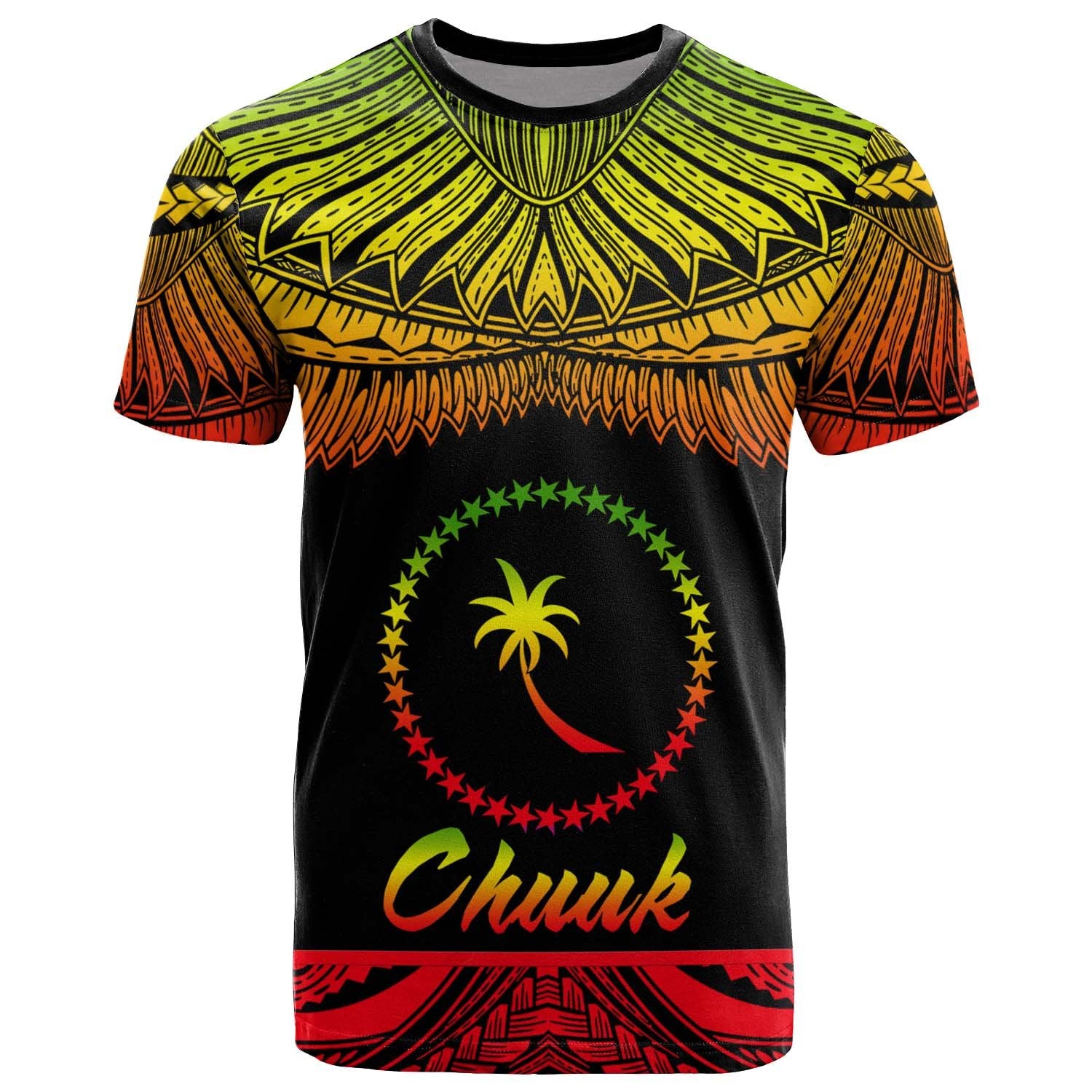 Chuuk Polynesian T Shirt Chuuk Pride Reggae Version Unisex Art - Polynesian Pride