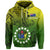 Cook Islands Patterns With Coat of Arms Hoodie LT20 Unisex Green - Polynesian Pride