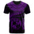 Tonga Polynesian T Shirt Tonga Waves (Purple) Unisex Art - Polynesian Pride