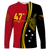 Papua New Guinea Independence Anniversary Polynesian Tribal Long Sleeve Shirt - LT12 Unisex Black - Polynesian Pride