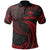 Hawaii Polynesian Custom Polo Shirt Red Tribal Wave Unisex Red - Polynesian Pride