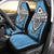 (Custom Personalised) Fiji Viti Levu Tapa Tribal Car Seat Covers - LT12 Universal Fit Blue - Polynesian Pride
