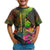 New Caledonia Polynesian T Shirt Hibiscus and Banana Leaves - Polynesian Pride