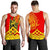 Hawaii Men's Tank Top King Polynesian Mauna Kea Red - Polynesian Pride