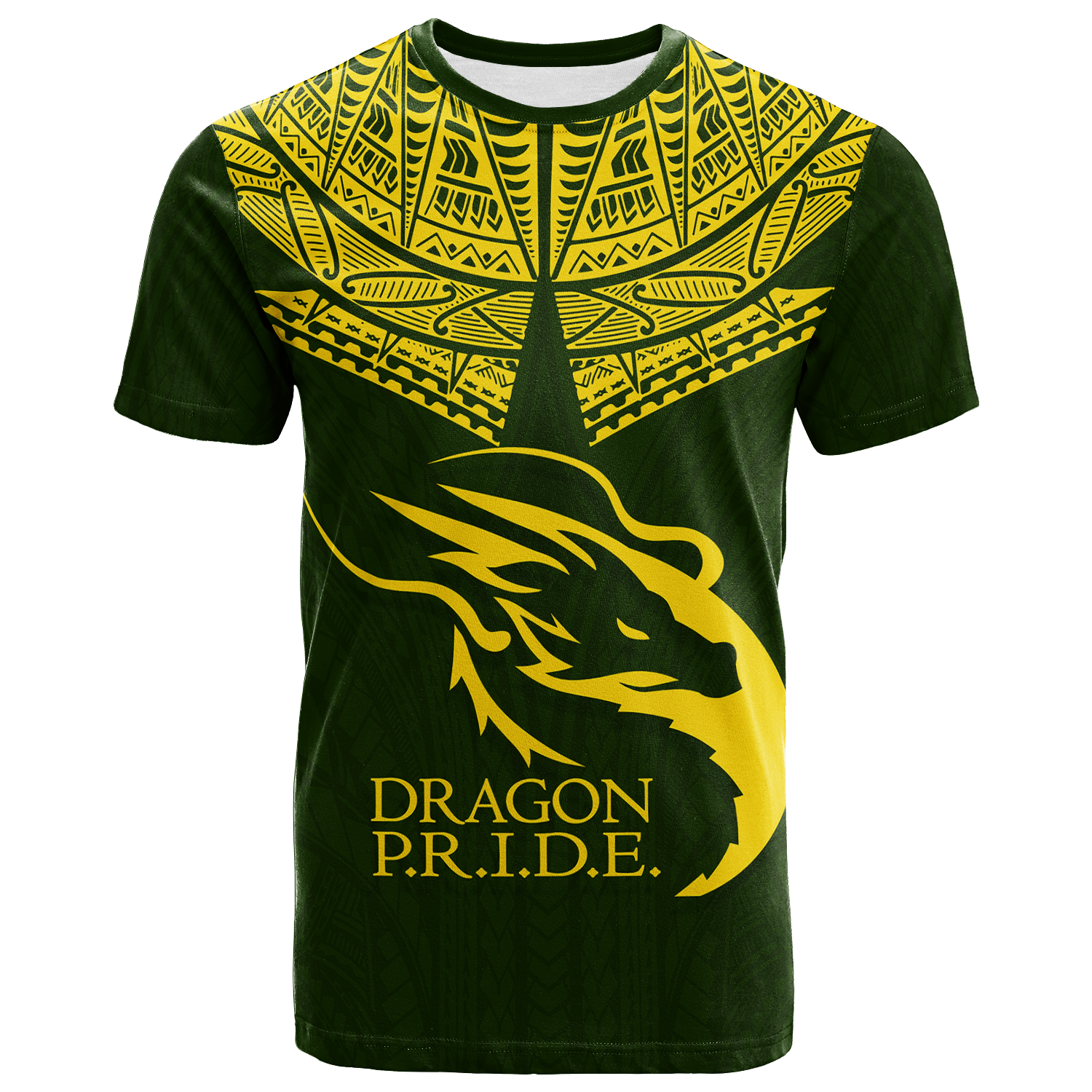 Hawaii Honokaa High & Intermediate School T Shirt LT12 Unisex Green - Polynesian Pride