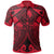 Yap Custom Polo Shirt Red Seal with Polynesian Tattoo Unisex Red - Polynesian Pride