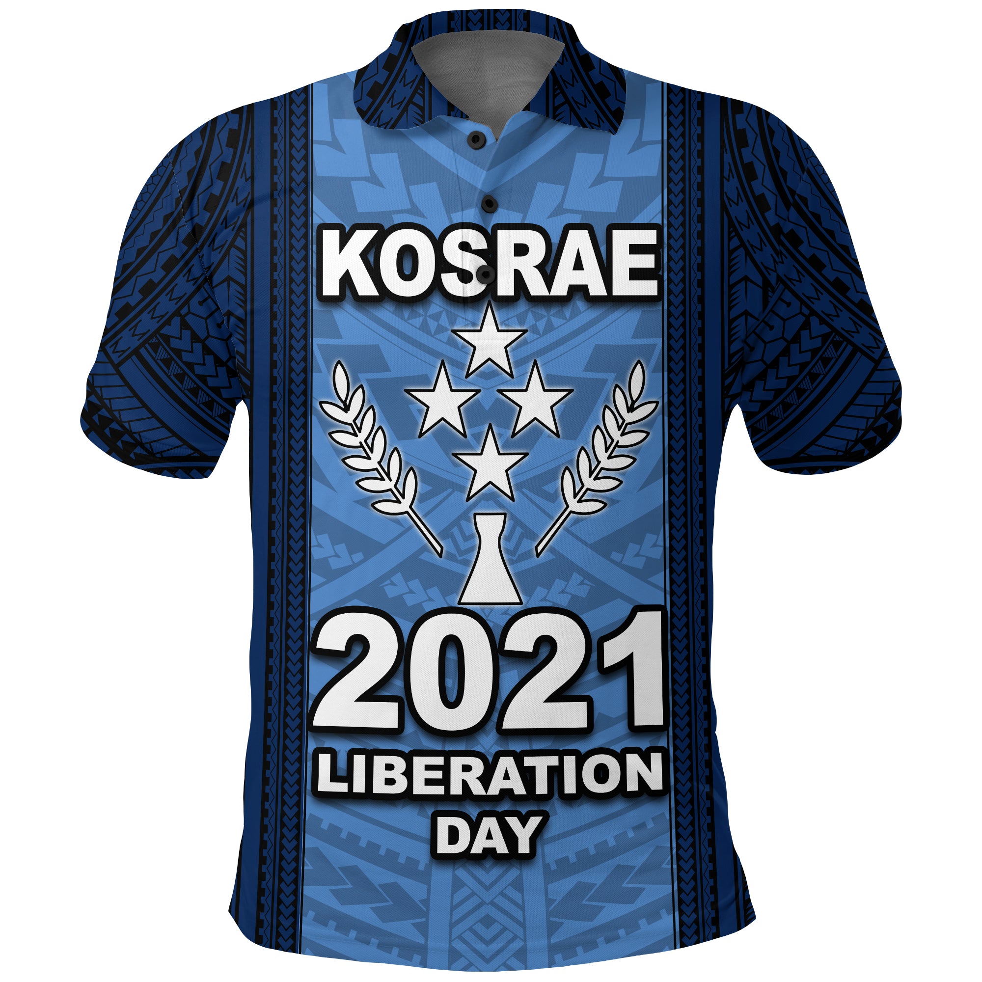 Kosrae Liberation Day 2021 Polo Shirt LT20 Unisex Green - Polynesian Pride