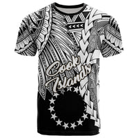 Cook Islands T Shirt Tribal Wave Tattoo White Unisex White - Polynesian Pride